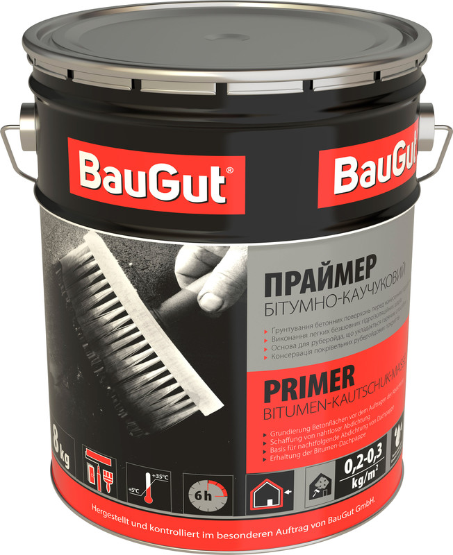 Праймер BAUGUT бітумно-каучукова (2290501208014)